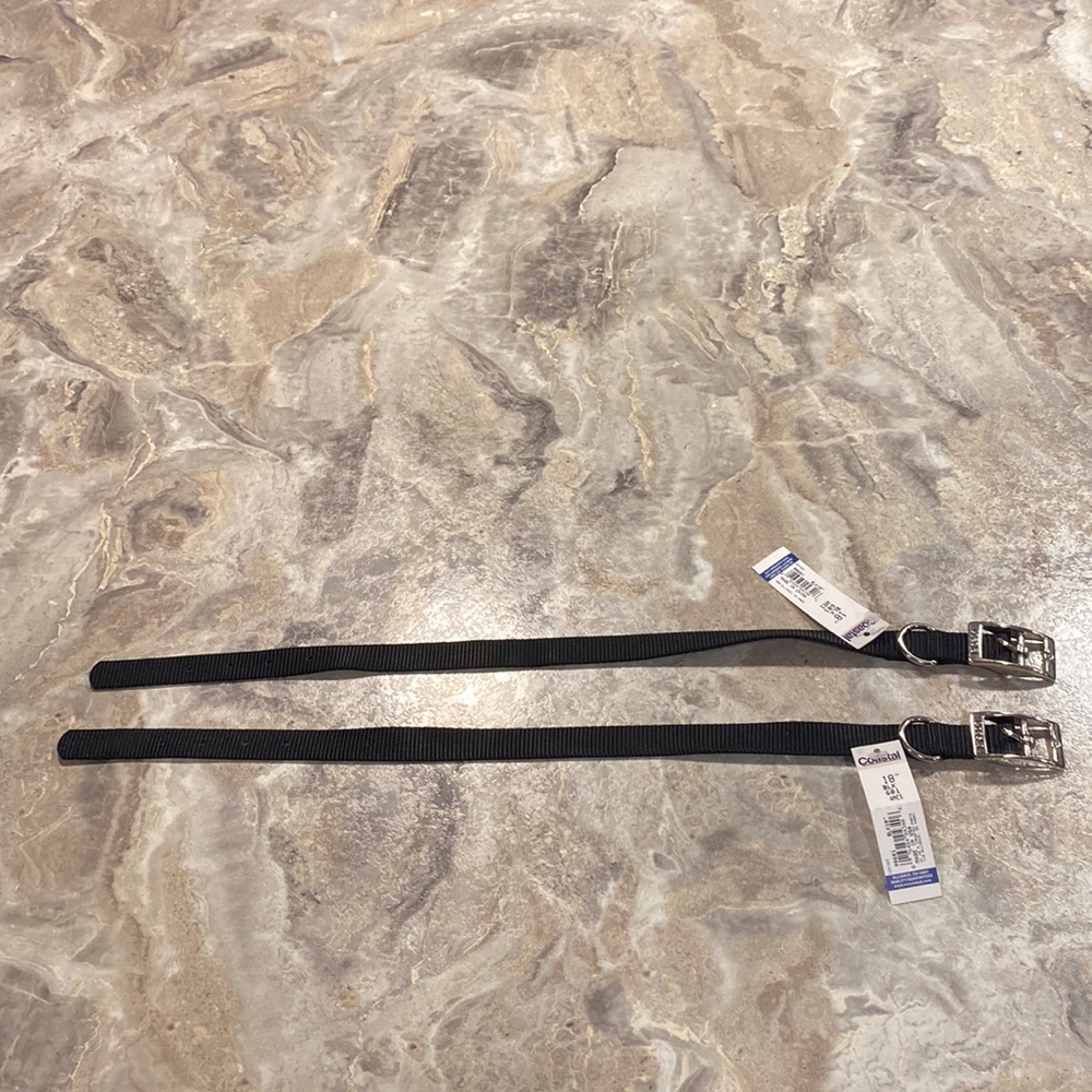 18” Coastal Dog Collar - Black (2)